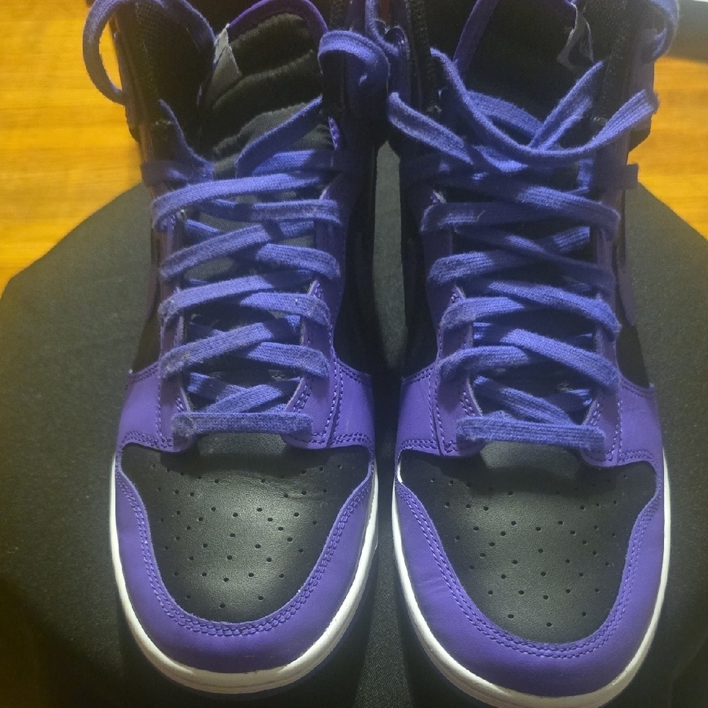 Jordan Sneakers - Black and Purple